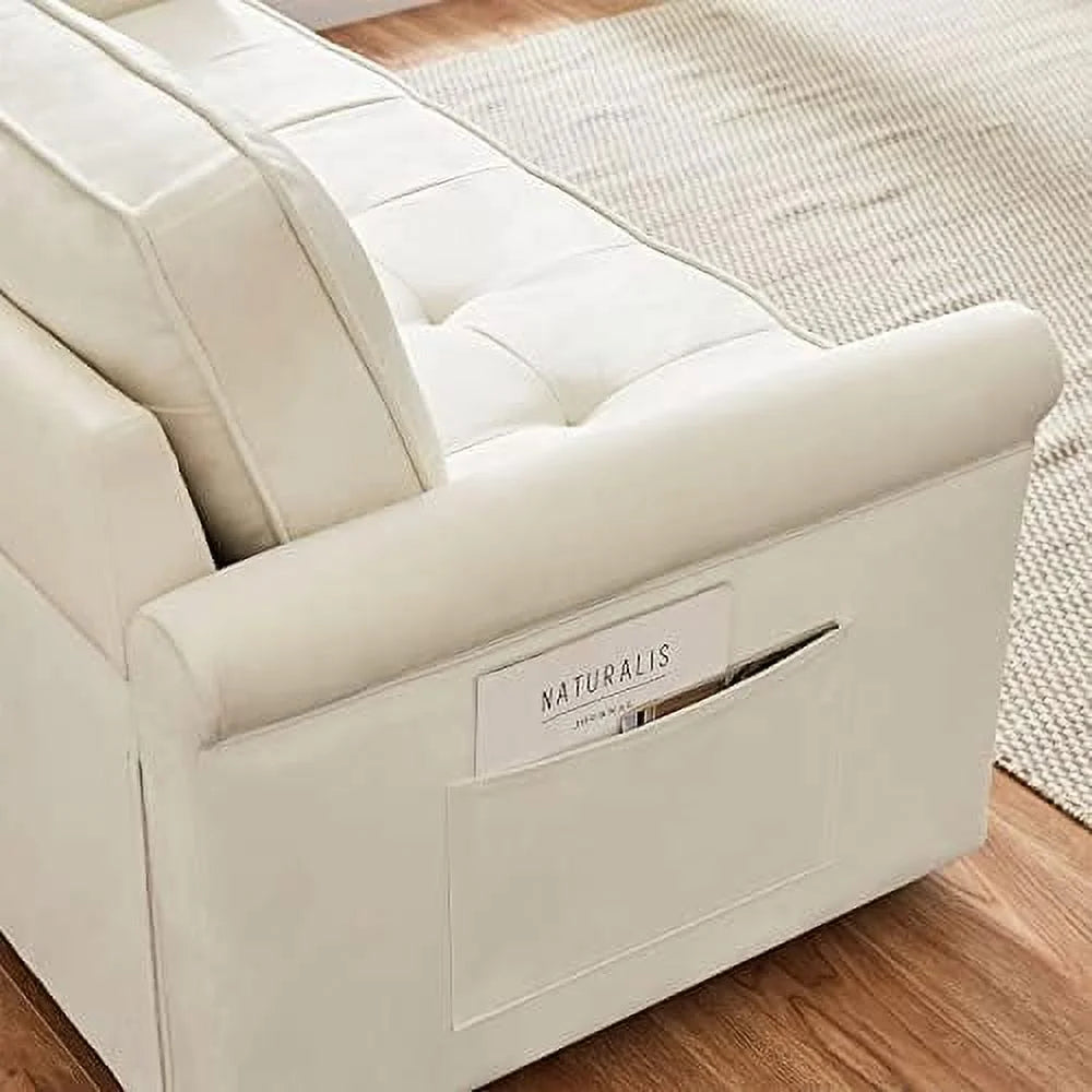 Velvet Upholstered Sleeper Sofa Bed E681