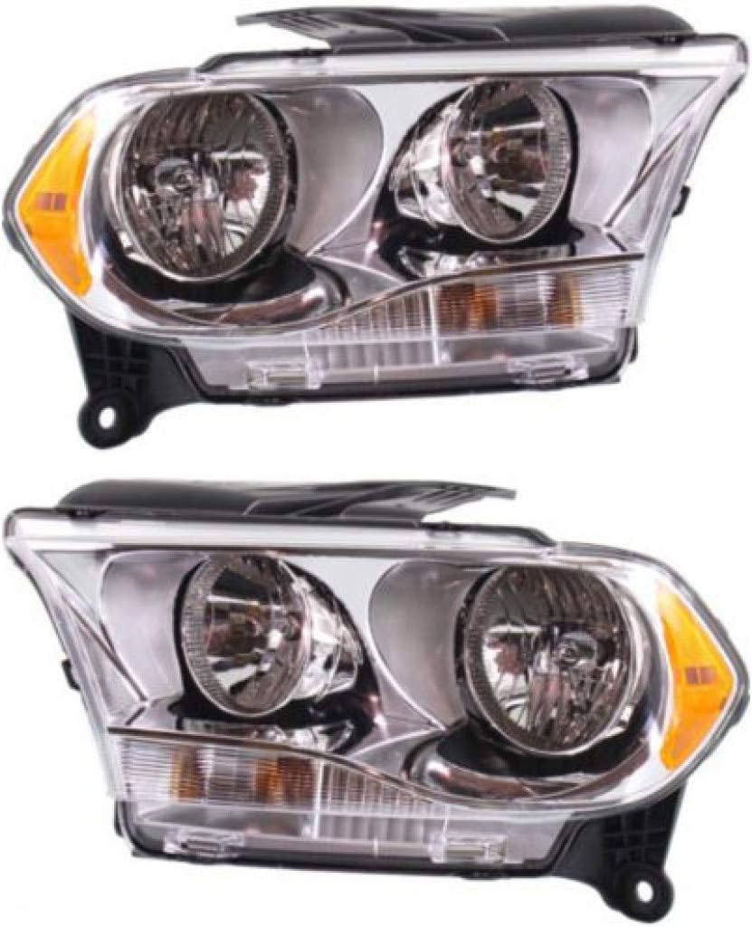 Headlight Assembly Pair for Dodge Durango 2011 2012 2013 H18803