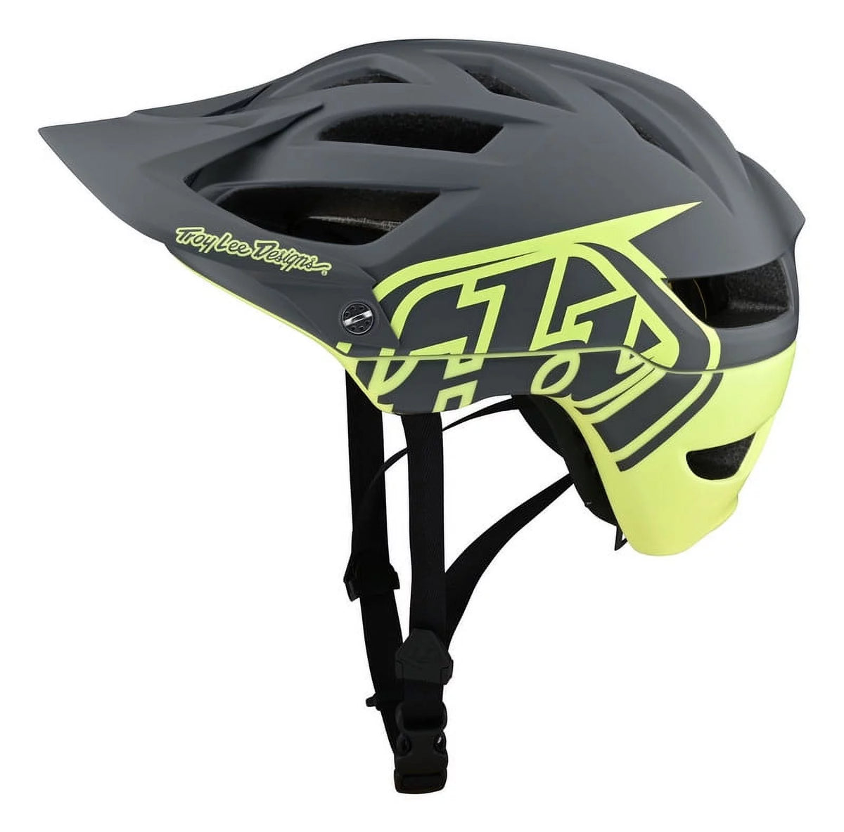 MIPS MTB Mountain Bike Helmet Gray/Yellow Z174