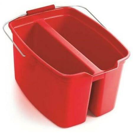 Plastic Double Bucket 19 Quart Red J359