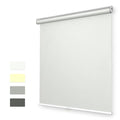 White Cordless Blackout Roller Blind W711251