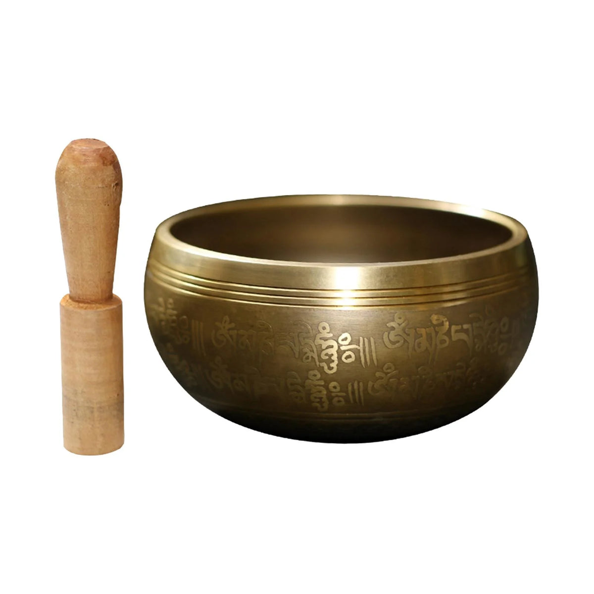 Hand Carved Meditation Bowl Set G771303