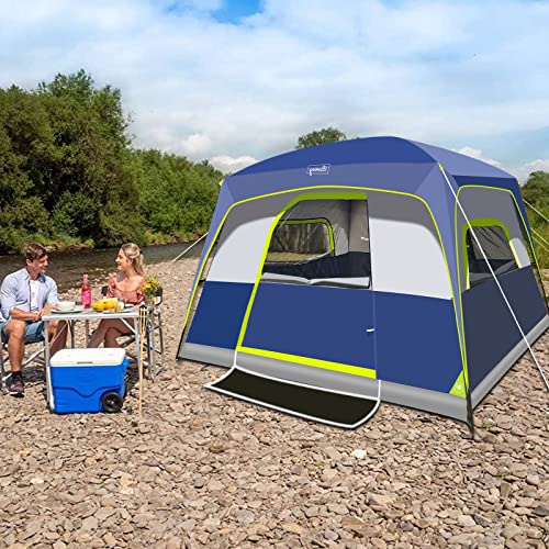 6-Person Instant Cabin Tent with Rainfly W601