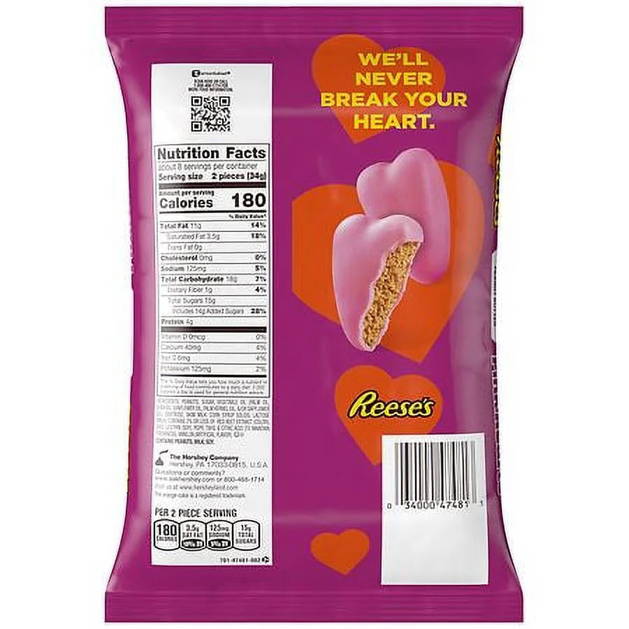 9.6 OZ Peanut Butter Candy Hearts Pack of 2 O73961