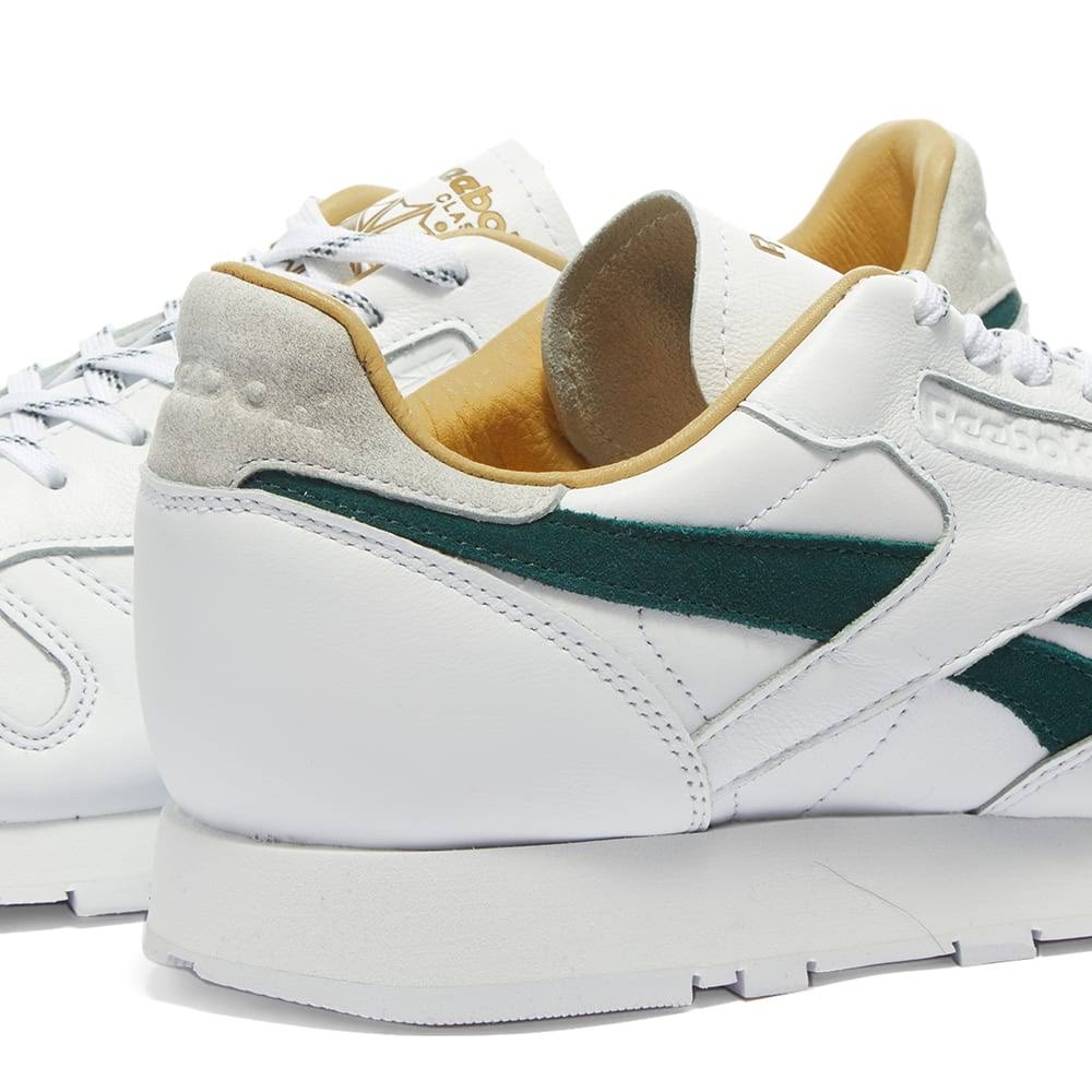 Classic Leather White Green Gold T410