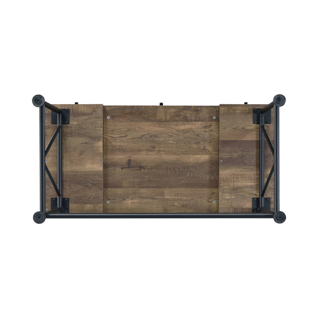 Rustic Oak Bookcase N96762