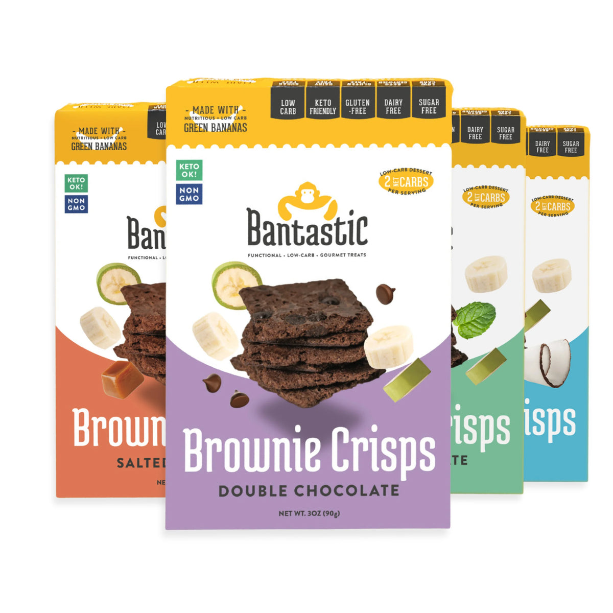 Sugar-free Brownie Variety 4-Pack 3oz Each J79882