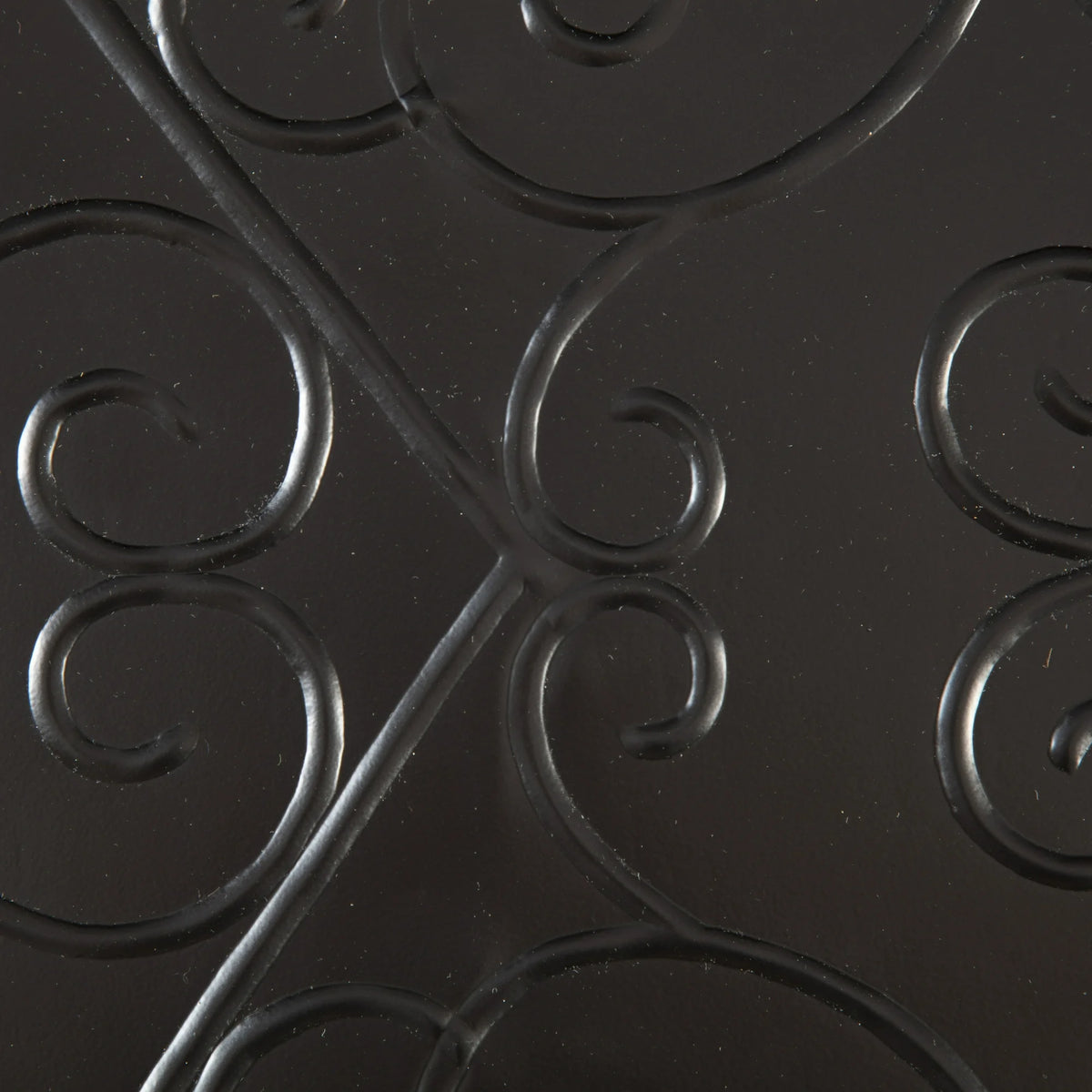 Black Metal Boot Tray with Coir Insert Q6414