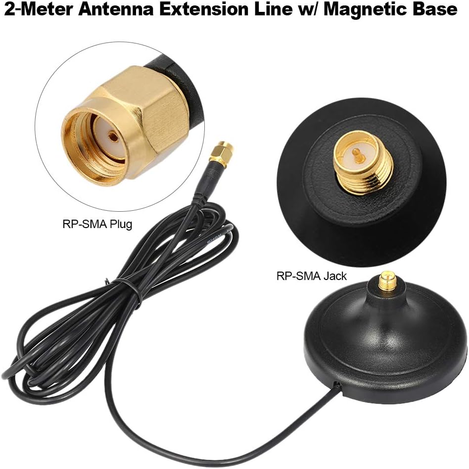 Wi-Fi Antenna Magnetic Stand Base with 10 ft Extension Cable C169