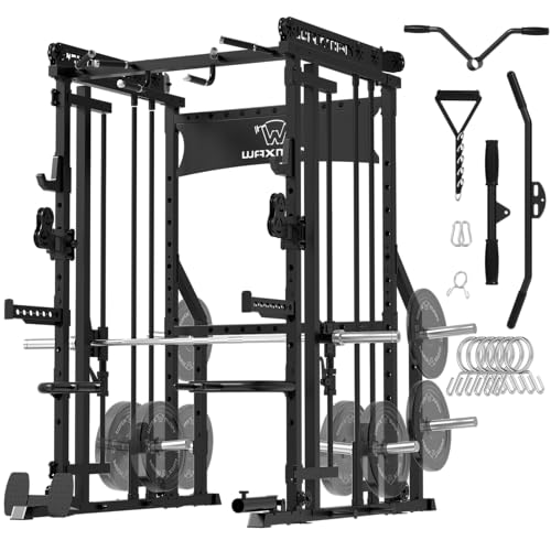 Multi-Function Smith Machine with Cable Crossover System T717113