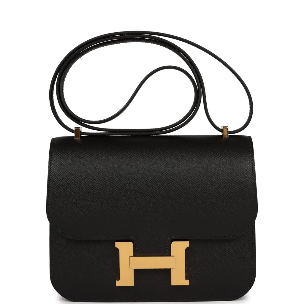 Black Epsom Leather Shoulder Bag M46376