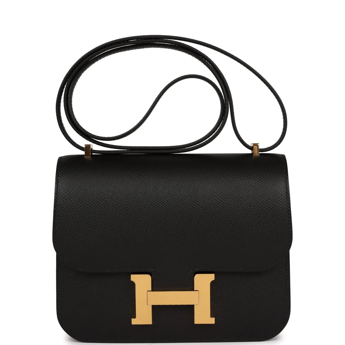 Black Epsom Leather Shoulder Bag M46376