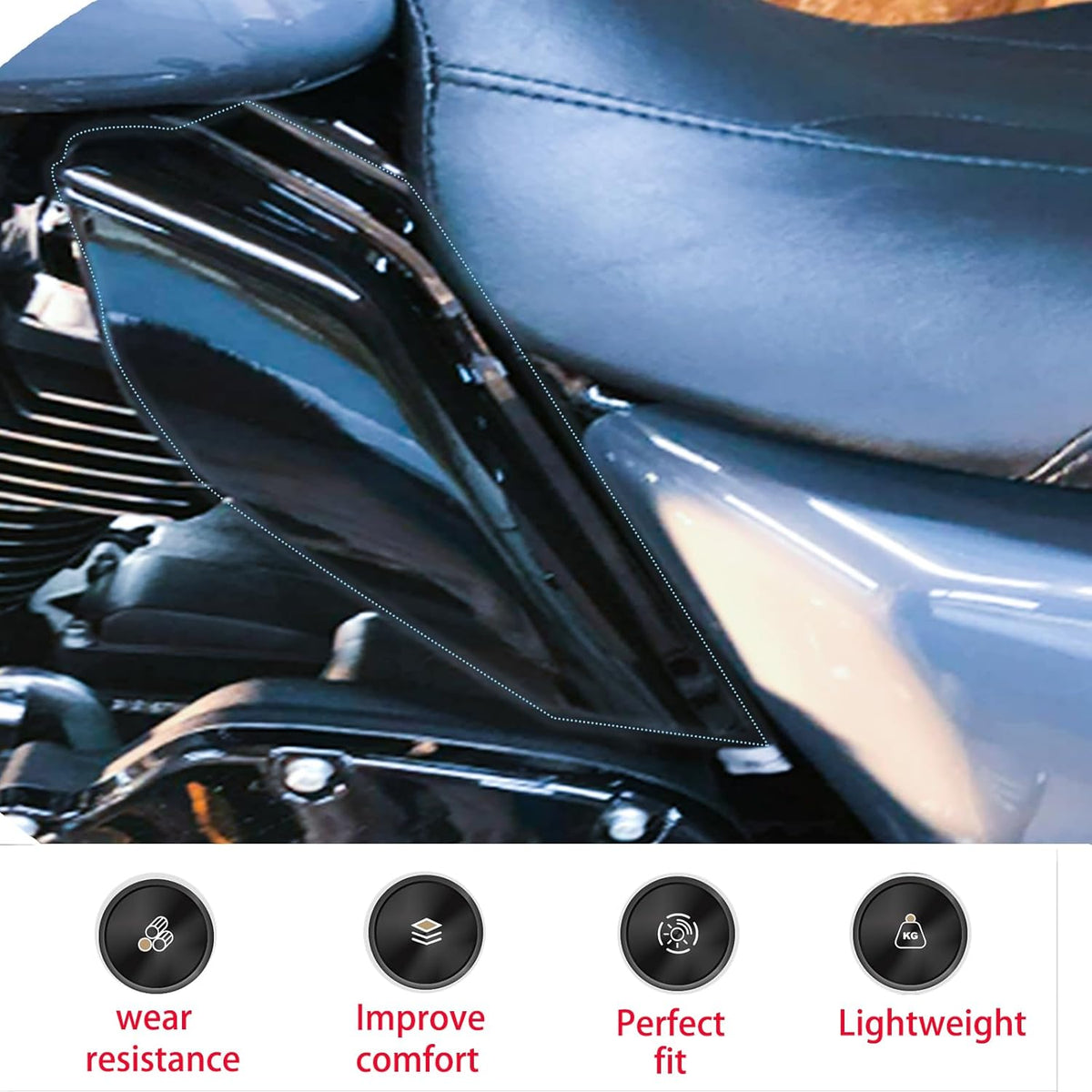 Mid Frame Air Deflector Heat Shield Deflector M80894