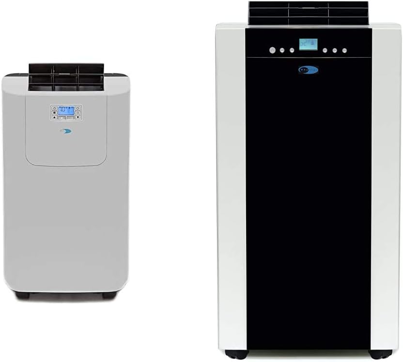 12,000 BTU Portable Air Conditioner and 14,000 BTU Dual Hose Portable Air Conditioner with Carbon Filter and Storage Bag L16072