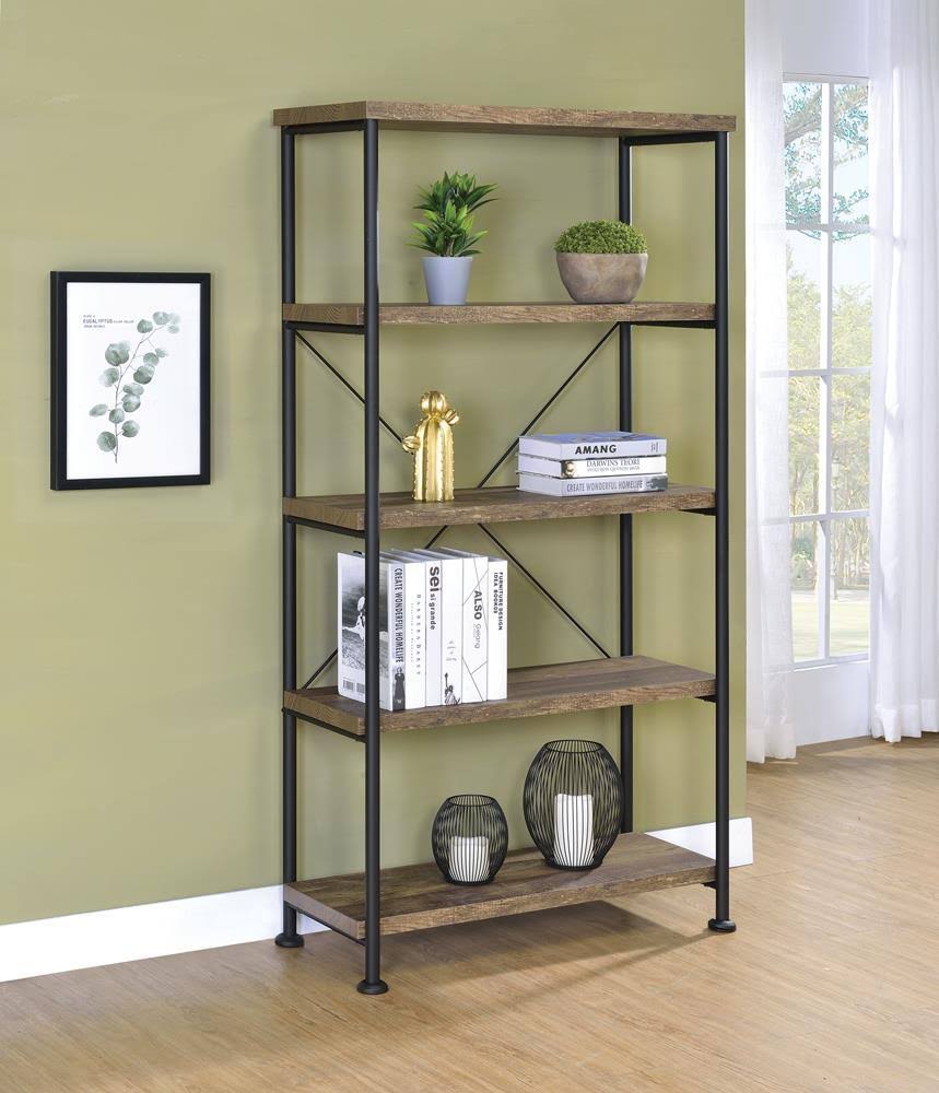 Rustic Oak Bookcase N96762