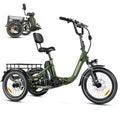 750W Folding Electric Tricycle with 960Wh Battery B2439