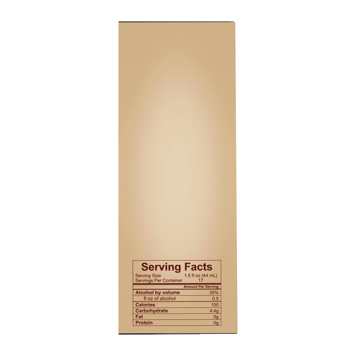 Vanilla Flavored Whisky, 750 ml, 35% ABV I36441
