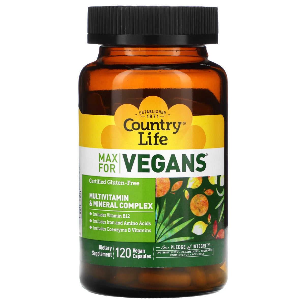 120 Vegan Capsules Multivitamin & Mineral Complex Q497664