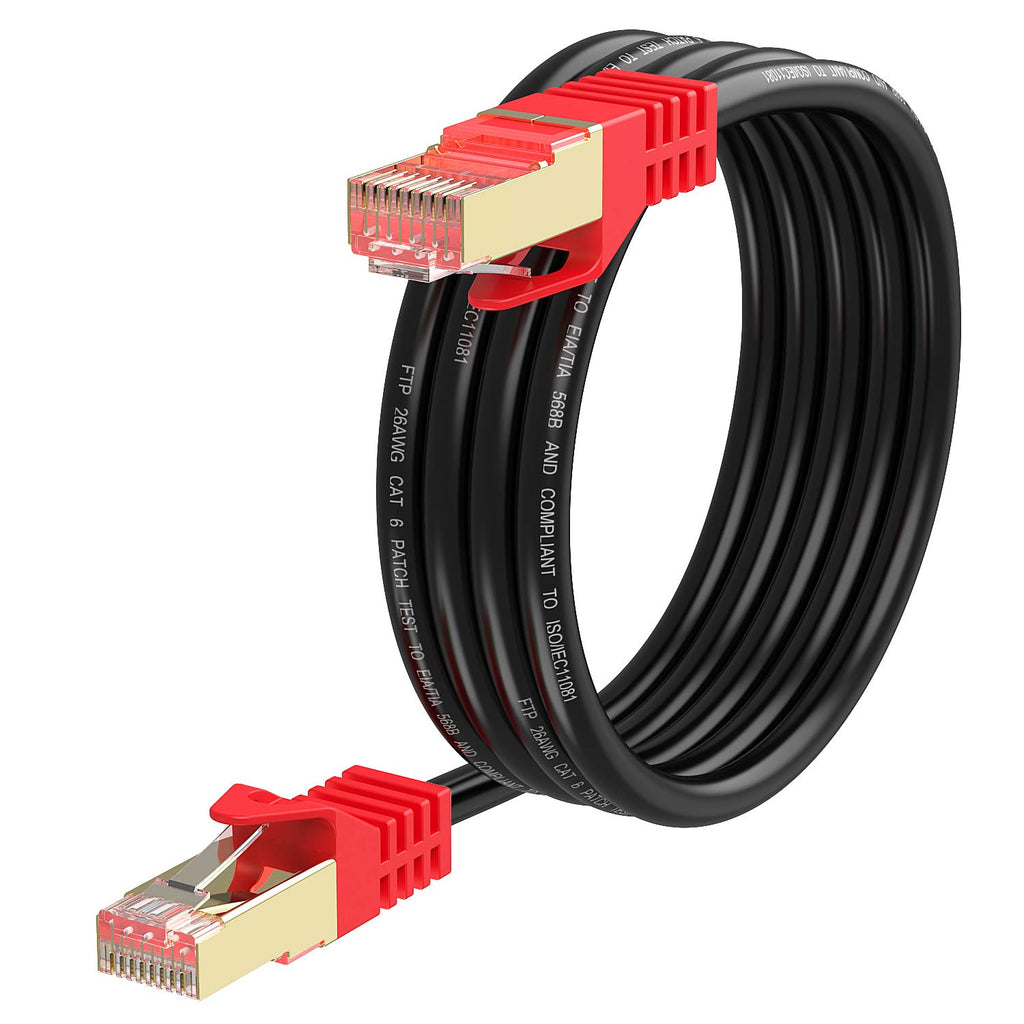 Outdoor Cat 6 Ethernet Cable 350ft 26AWG Heavy-Duty FTP Waterproof Direct Burial X15284