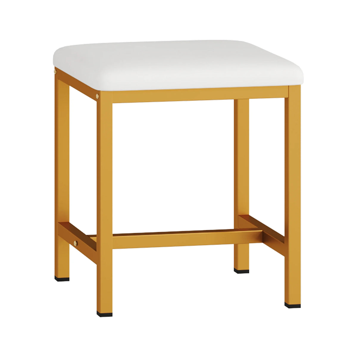 White Corner Vanity Desk with Lights & Mirror O201551