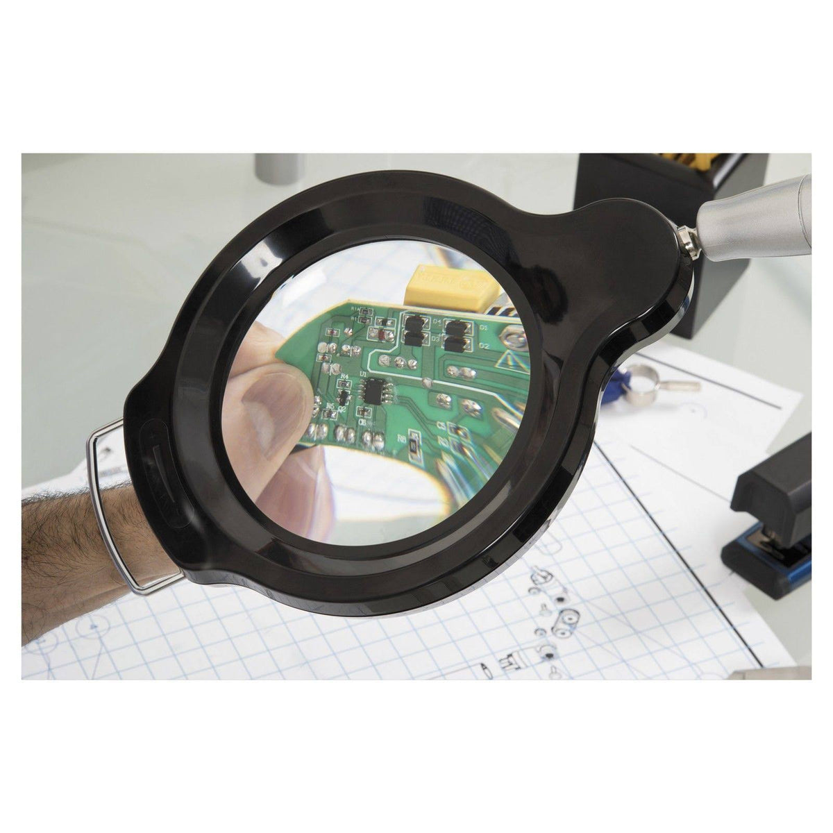 29x22 LED Desk Light Magnifier Y777116