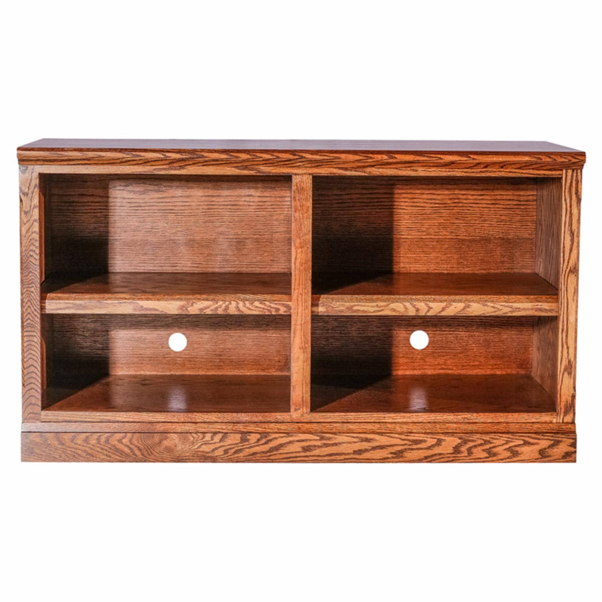 Whitewash Alder TV Cart with Open Shelves X880406