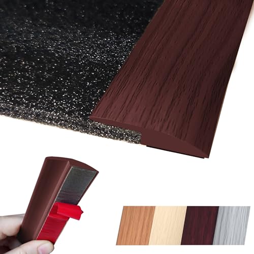 Self Adhesive Floor Transition Strip Edge Trim 120 inches Light Brown Coffee Y6600