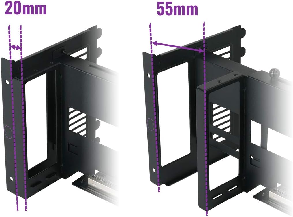 Vertical Graphics Card Holder Kit with 6.5in Riser Cable I68920