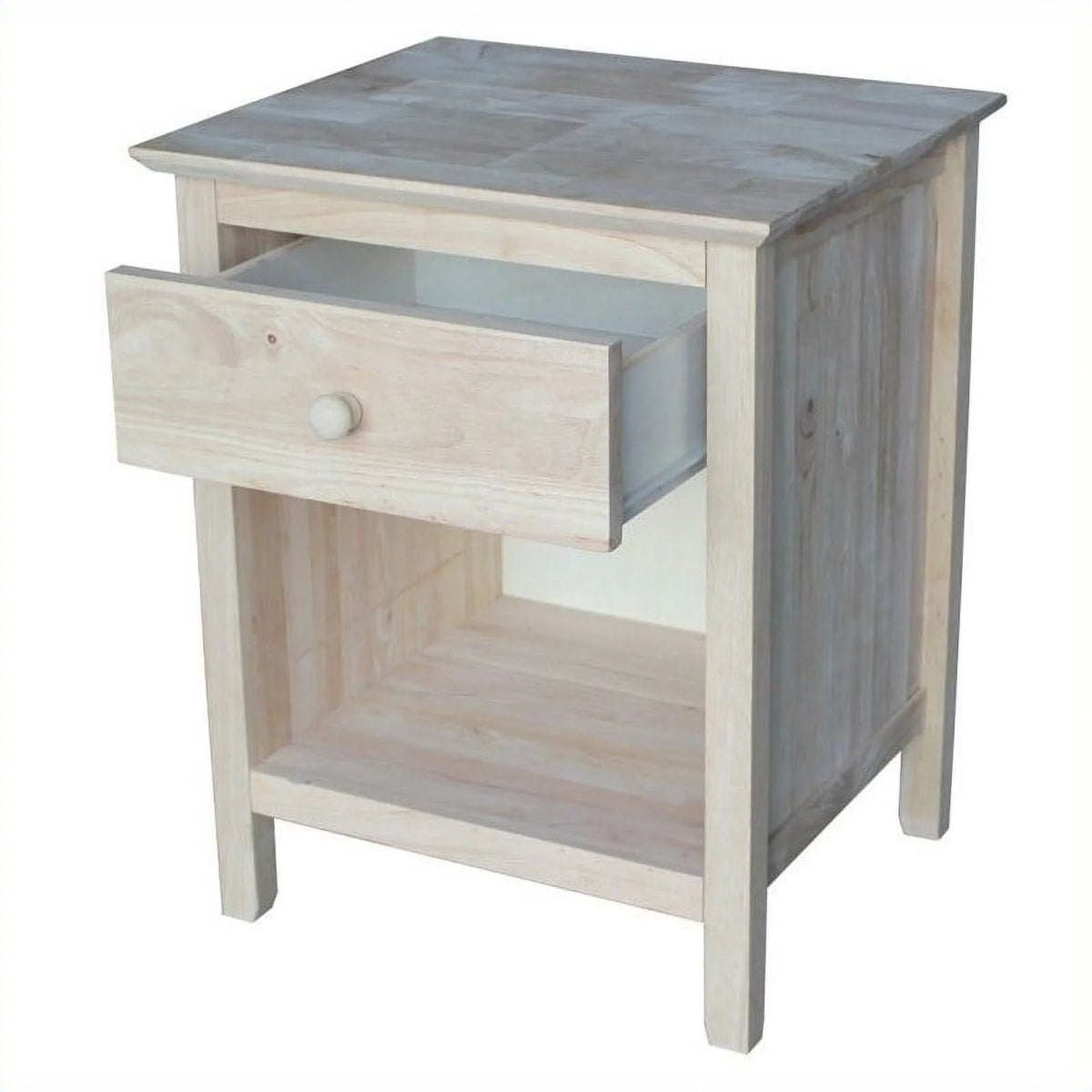 Unfinished 1-Drawer Nightstand K8076