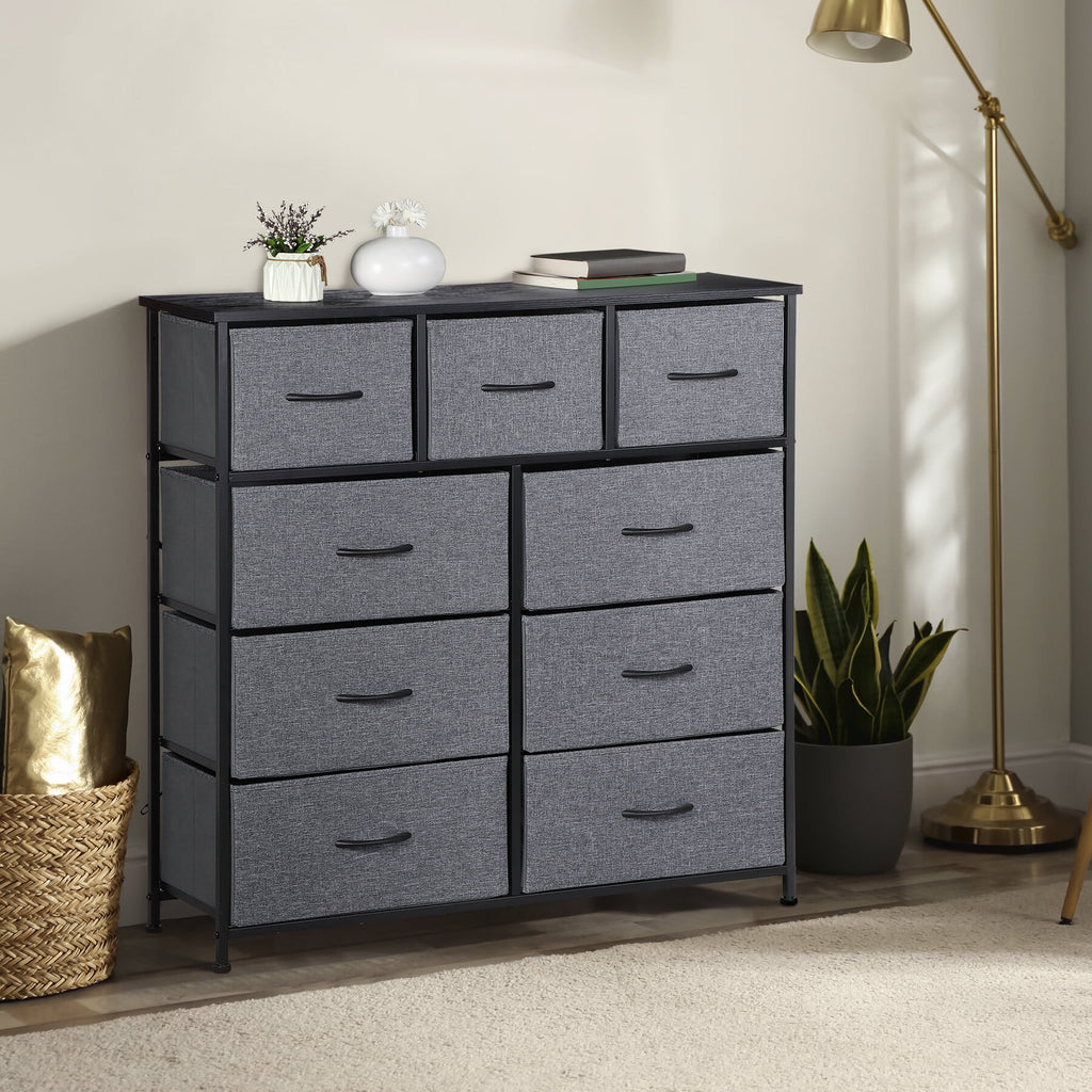 9 Drawer Fabric Storage Dresser V563