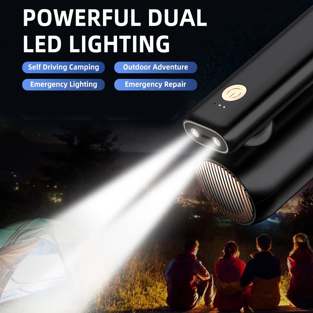 Portable Car Vacuum Cleaner with LED Light E8447