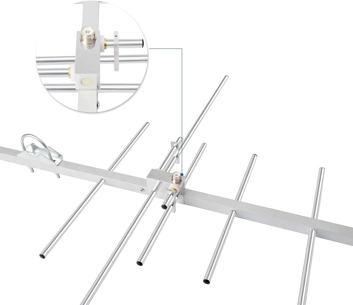 Dual Band Outdoor Yagi Antenna 8 Elements 3 Sections A868