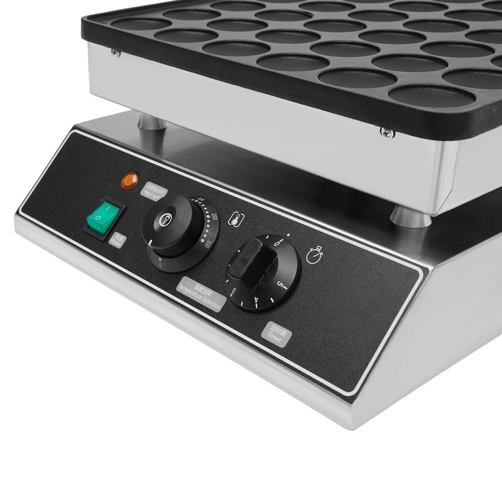36Pcs Mini Dutch Pancake Baker Maker Electric Nonstick Waffle Maker 1000W E17843