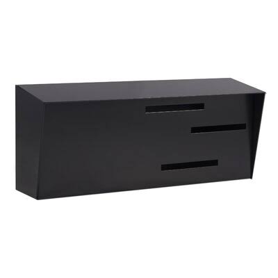 Black Wall Mounted Mailbox M495