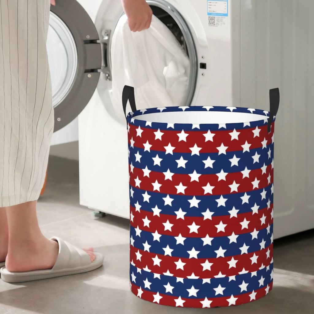 Round Waterproof Collapsible Laundry Basket L787