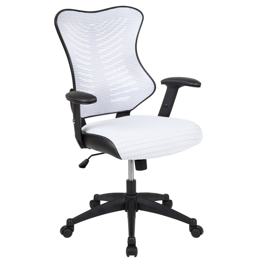 White Mesh Ergonomic Office Chair I2172