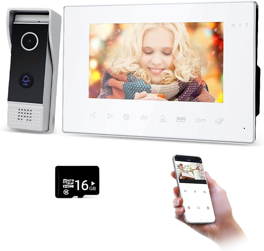 7 inch WiFi Video Door Phone with Outdoor Camera J99821