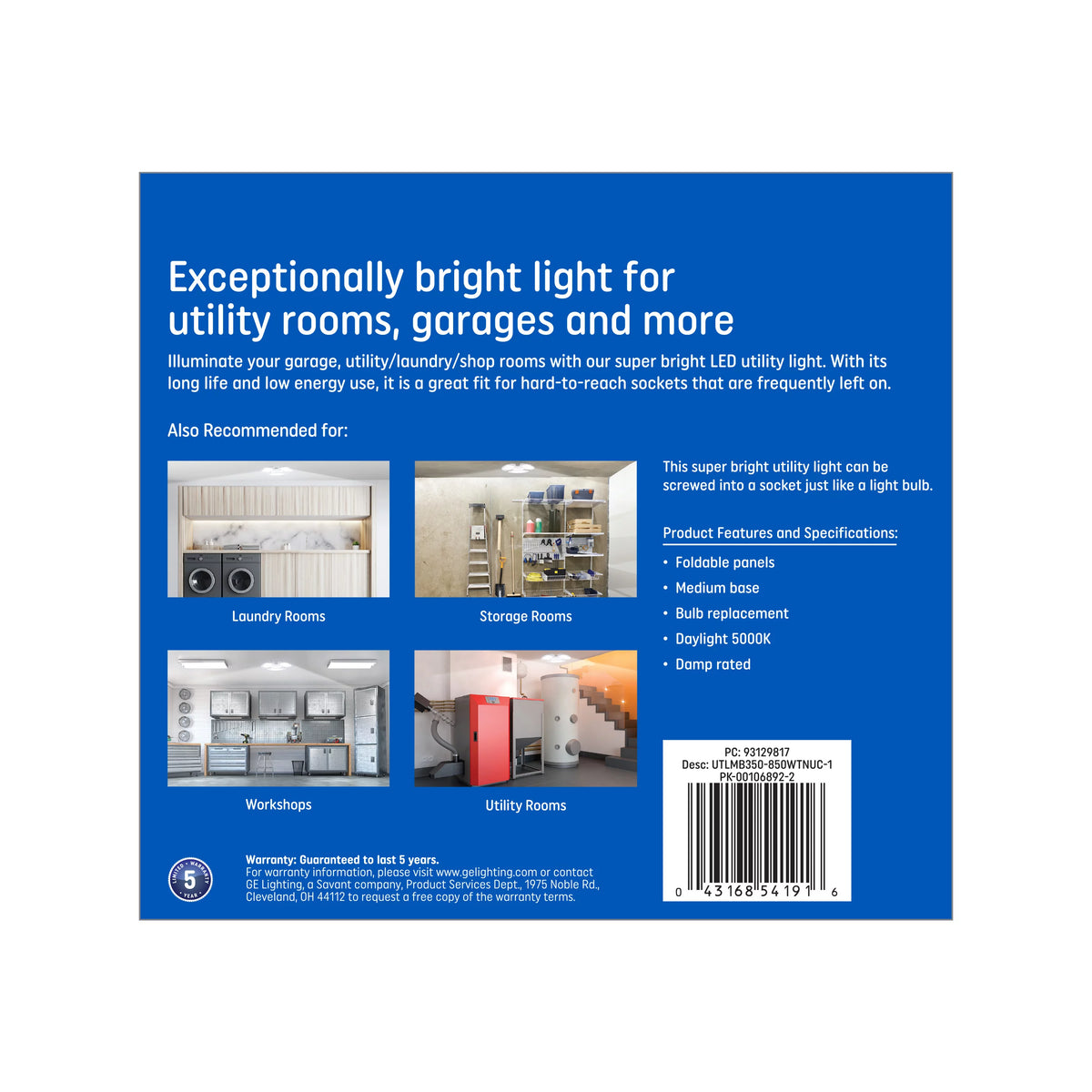 LED 30W Daylight Utility Light C51284