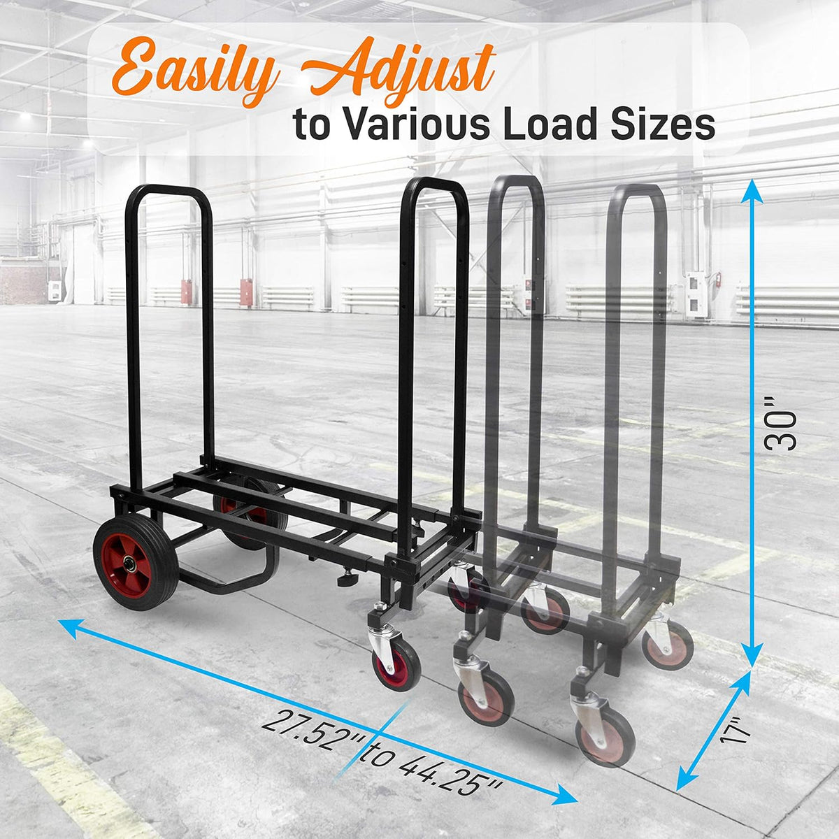 Compact 8-in-1 Folding Multi-Cart, Hand Truck/Dolly/Platform Cart R667