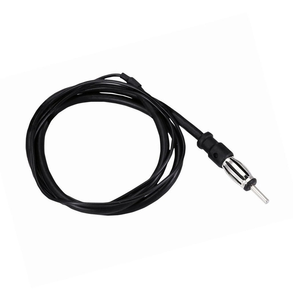 Black Marine Receiver Stereo with 6.5 Water-Resistant Loudspeaker 2-Pairs, Marine Antenna & 50' 16G Speaker Wire O3567