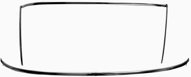 1967-69 Camaro Windshield Moldings 5 pcs. H120538