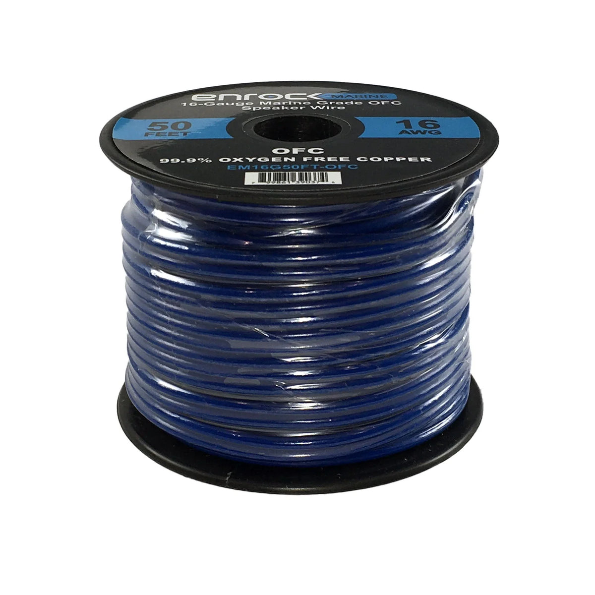 Black Marine Receiver Stereo with 6.5 Water-Resistant Loudspeaker 2-Pairs, Marine Antenna & 50' 16G Speaker Wire O3567