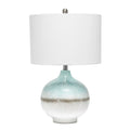 Aqua and Brown Table Lamp C532637