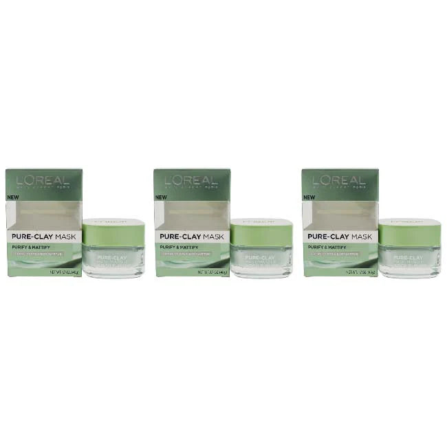 Purify and Mattify Pure-Clay Mask, 1.7 oz, Pack of 3 U719