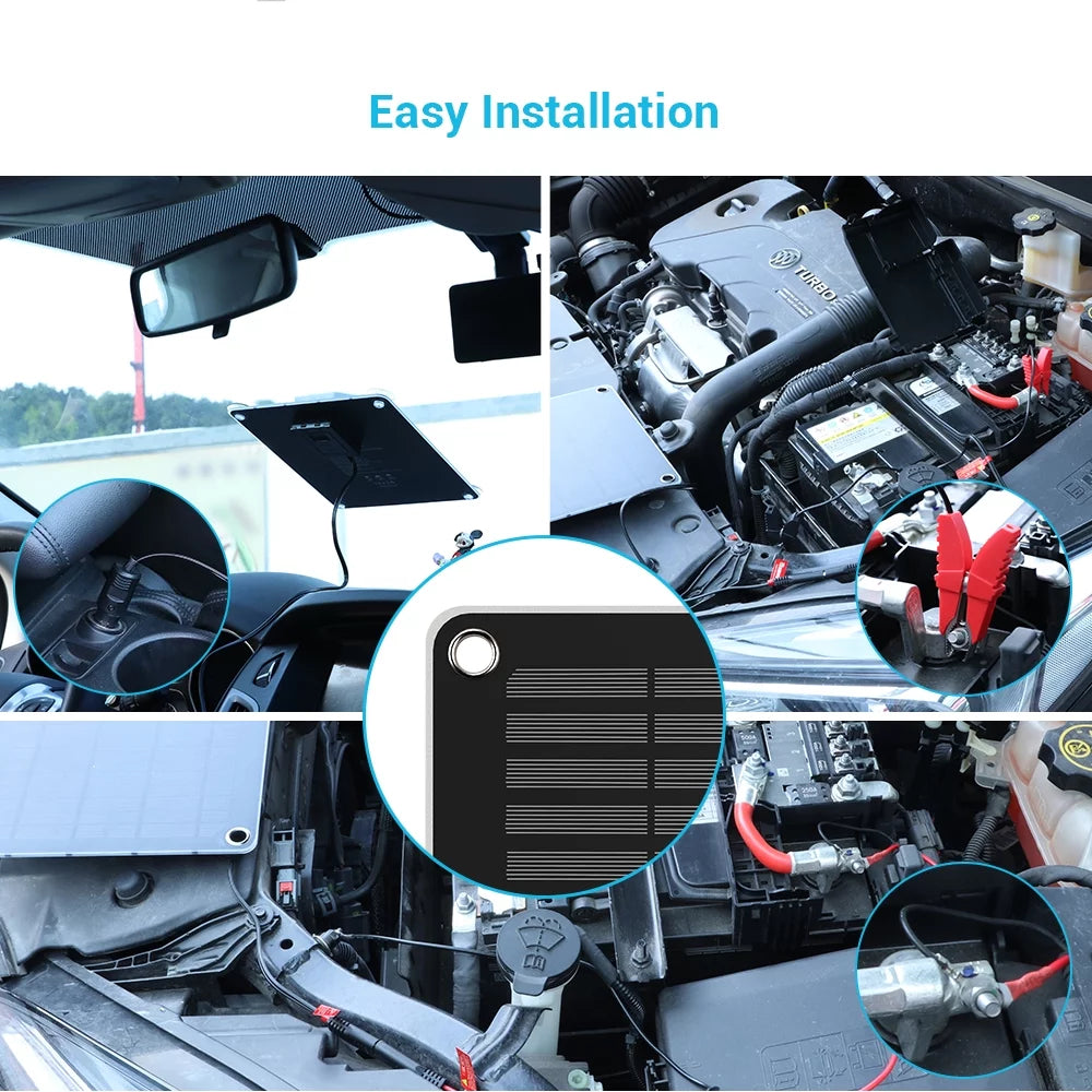 5W Solar Battery Charger and Maintainer B36938