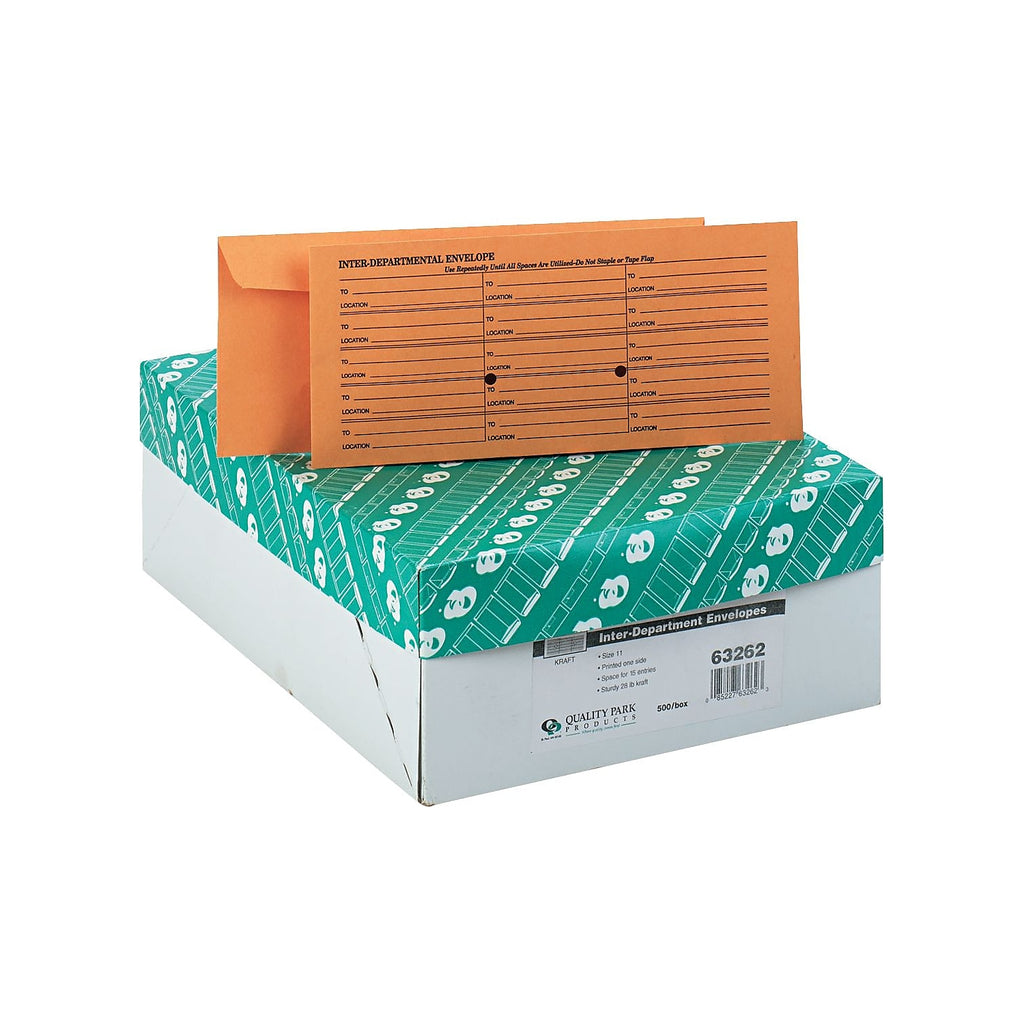Light Brown Kraft Interoffice Envelope, 500/Box G831932