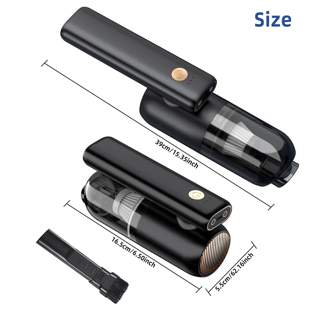Portable Car Vacuum Cleaner with LED Light E8447