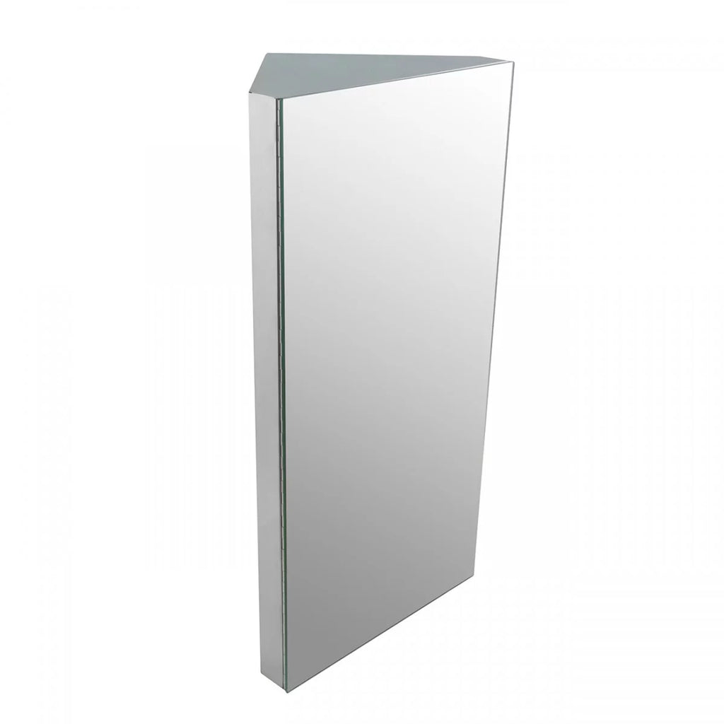 Stainless Steel Corner Medicine Cabinet with Mirror Y7805