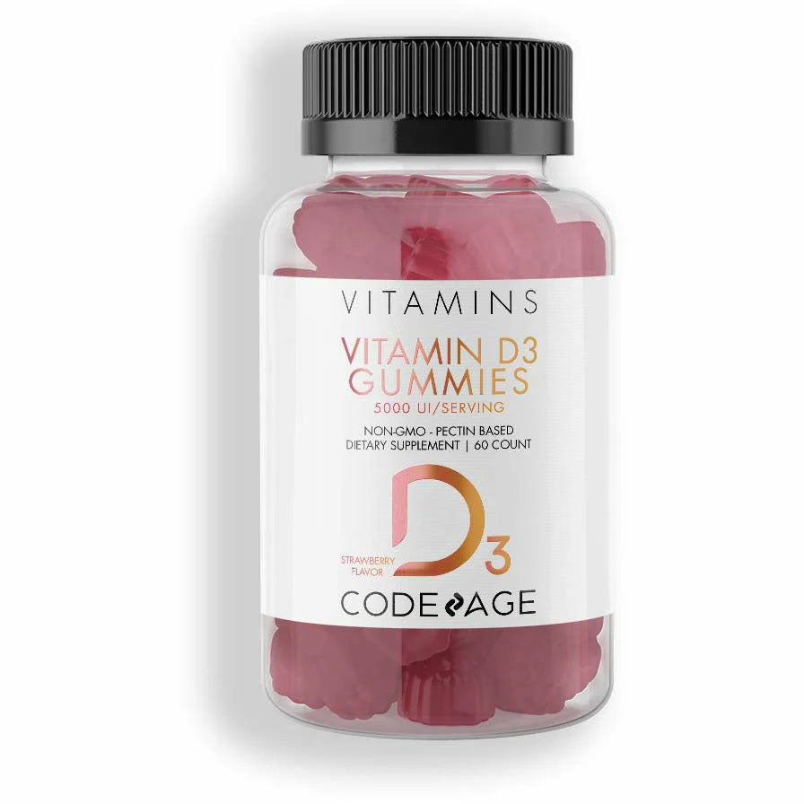 Vitamin D3 5000 IU Strawberry 60 Gummies P1611