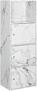 White Marble 3 Door Cabinet S1323